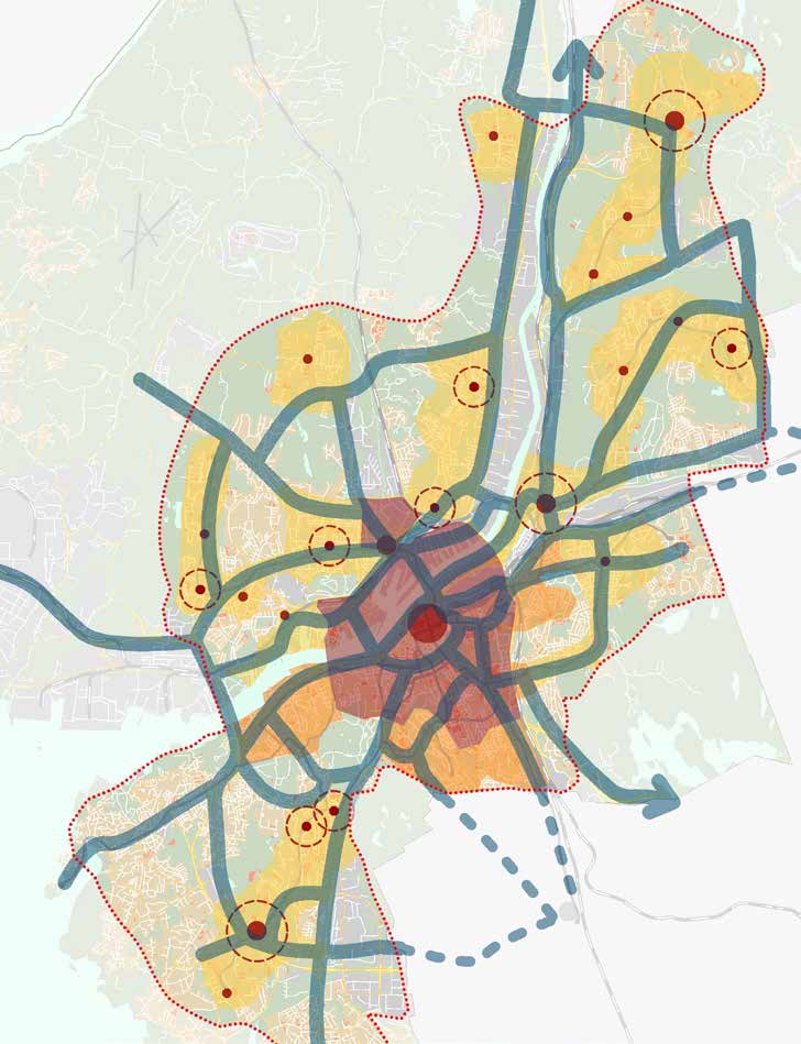 3 GENOMFÖRANDE Genomförandeprinciper SAMORDNA ÅTGÄRDERNA För att uppnå synergieffekter ska hela bredden av kvalitetshöjande åtgärder samordnas i utvalda områden och stråk.