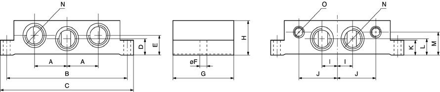 40 18 6,6 37,5 22,5 Singelbottenplatta med bottenanslutning A B C D J K L M N P R S T U W Y Z PD1-1/4-70 G1/4 46 49 49 5,5 29 6 110 55 22 10 11 30 10