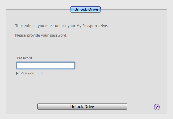 WD Unlocker VCD tillhandahåller verktyget WD Drive Unlock som du kan använda för att låsa upp disken. Du kan också använda antingen WD Security eller WD Drive Utilities till att låsa upp disken.