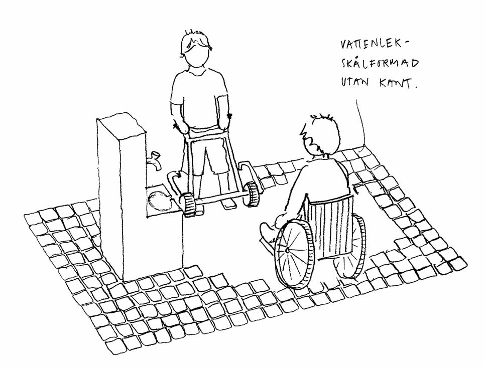 Vattenlek Vatten är ett fascinerande lekmaterial, det ger även de svårast handikappade barnen möjlighet att vara aktiva och experimenterande.