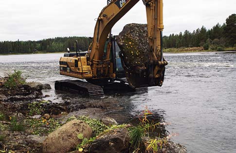 Kostnader per längd vattendrag Manuella åtgärder (utläggning av sten och tröskling) i mindre vattendrag kan beräknas kosta 8 000 12 000 kronor per åtgärdad kilometer.