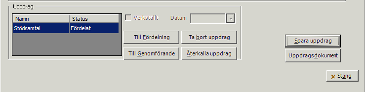 tillgång till Treserva men Idag använder vi våra vanliga Word-mallar Beställning i stället för uppdragsdokument. Du når Word-mallarna från exempelvis insatsfönstret. 8.