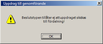 Du behöver inte längre hålla reda på om utföraren är inne i Treserva eller inte NYHET utan tryck alltid på knappen Till Genomförande och uppdraget får status Fördelat.