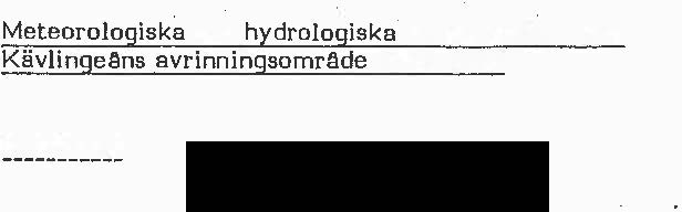 Sida 5 4. Metergiska ch hydrgiska förhaandn inm Kävinge ans avrinningsmråde 197 31983 4.