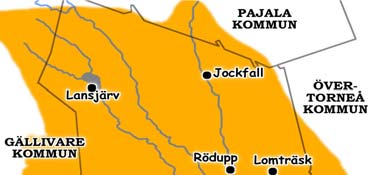 Den traditionella utbredningen för överkalixmål i Överkalix kommun och i någon mån i dess grannkommuner Kommunen har idag strax under 3 900 invånare, men antalet minskade kraftigt under slutet av