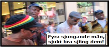 Dem flesta klämde ner en själva men några delade för vi va så mätta allihop.