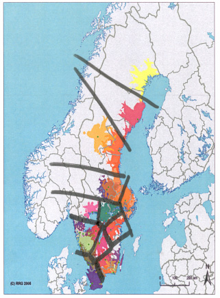 Figur 3 Principskiss för tolv