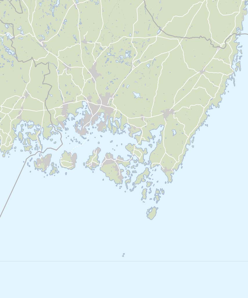 Möcklö Hasslö Aspö Tjurkö Sturkö Senoren Ytterön/ Östra Hästholmen Östra Skärgården Utklippan Öarna i Karlskrona skärgård som ingår i