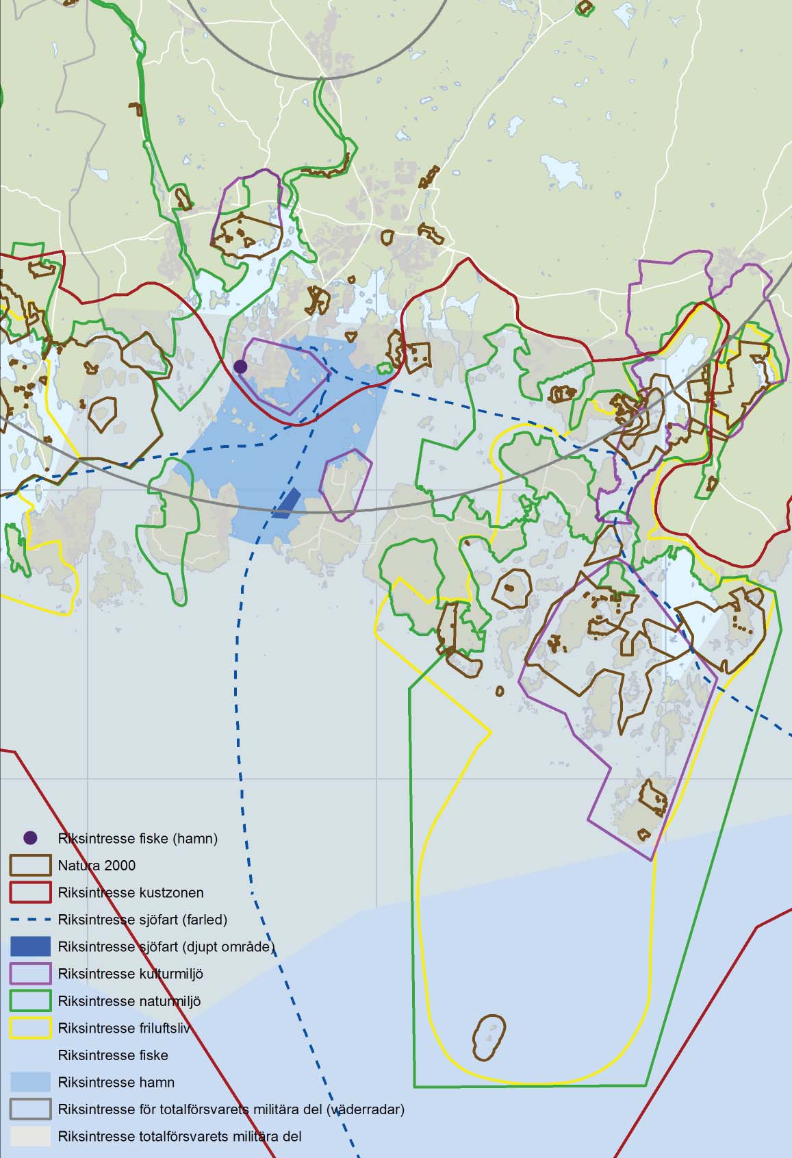 Möcklö Senoren Hasslö Aspö Tjurkö Sturkö Ytterön/ Östra Hästholmen Torhamn Långören Inlängan Ungskär Stenshamn/ Utlängan Utklippan