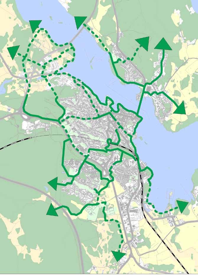 7 Riktlinjer för planering 7.1 Övergripande riktlinjer Gatuträdsprogram Gatuträd och alléer utgör höga värden för kulturmiljön i naturoch stadslandskap.