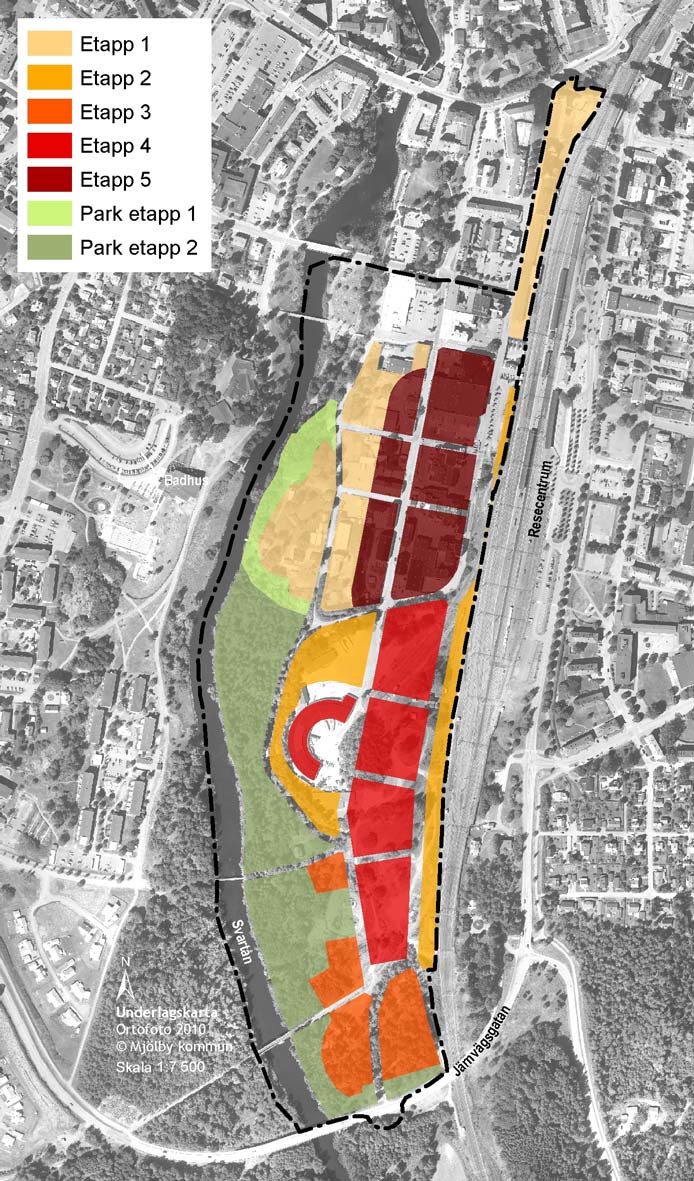 Sektion Brunnberg & Forshed Arkitekter AB, skissuppdrag 2007 Kvartersbebyggelsen öster om Kyrkogatan Kvarteret Inkvisitorn är idag mycket stort till ytan och gränsar till järnvägen utan omgivande