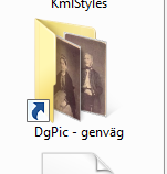 4. A% göra en genväg från skrivbordet?ll stället man vill ha snabbåtkomst?ll 1. Klicka på mappen du vill ha en genväg?ll. 2. Högerklicka och beroende på Windowsversion: 1. Välj alterna?