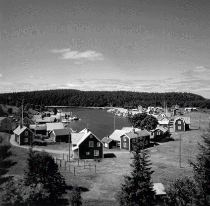 Höga Kusten. LARS GUVÅ förändrats i takt med landskapets utveckling.