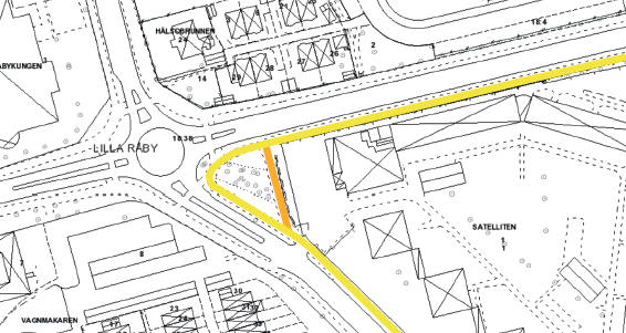 PLANBESKRIVNING 4 (11) Kollektivtrafik Stadsbuss 5 och 9 stannar vid busshållplats Studentlyckan ca 50 meter från planområdet.