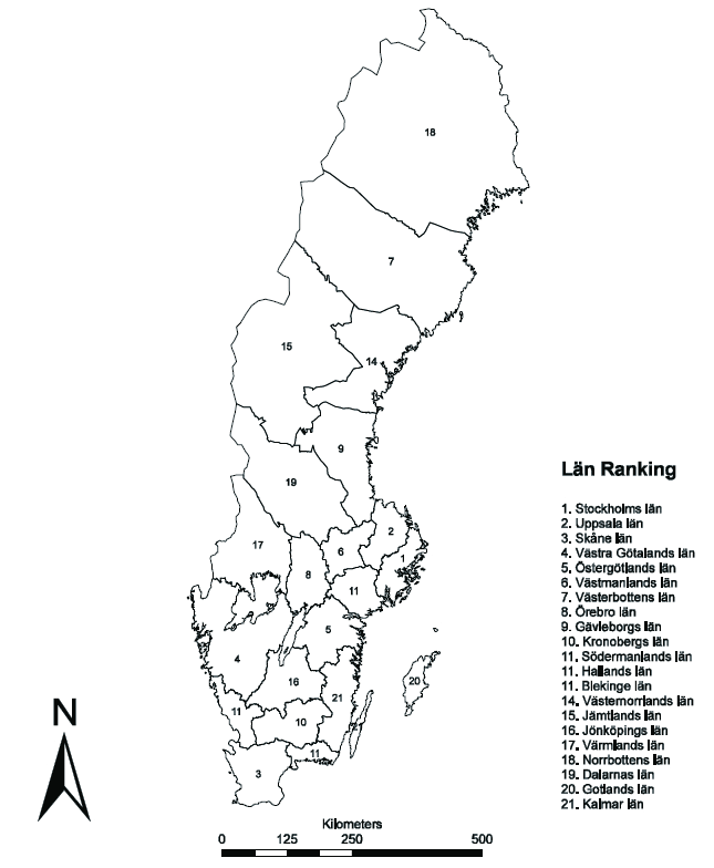 Map 2: Swedish