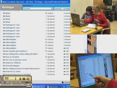 the students work since in mathematics exercise books in Sweden there is generally an answer book section (Swedish: Facit).