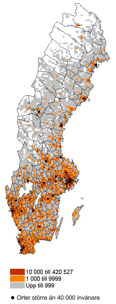 samt Befolkningsmängd 2012 per