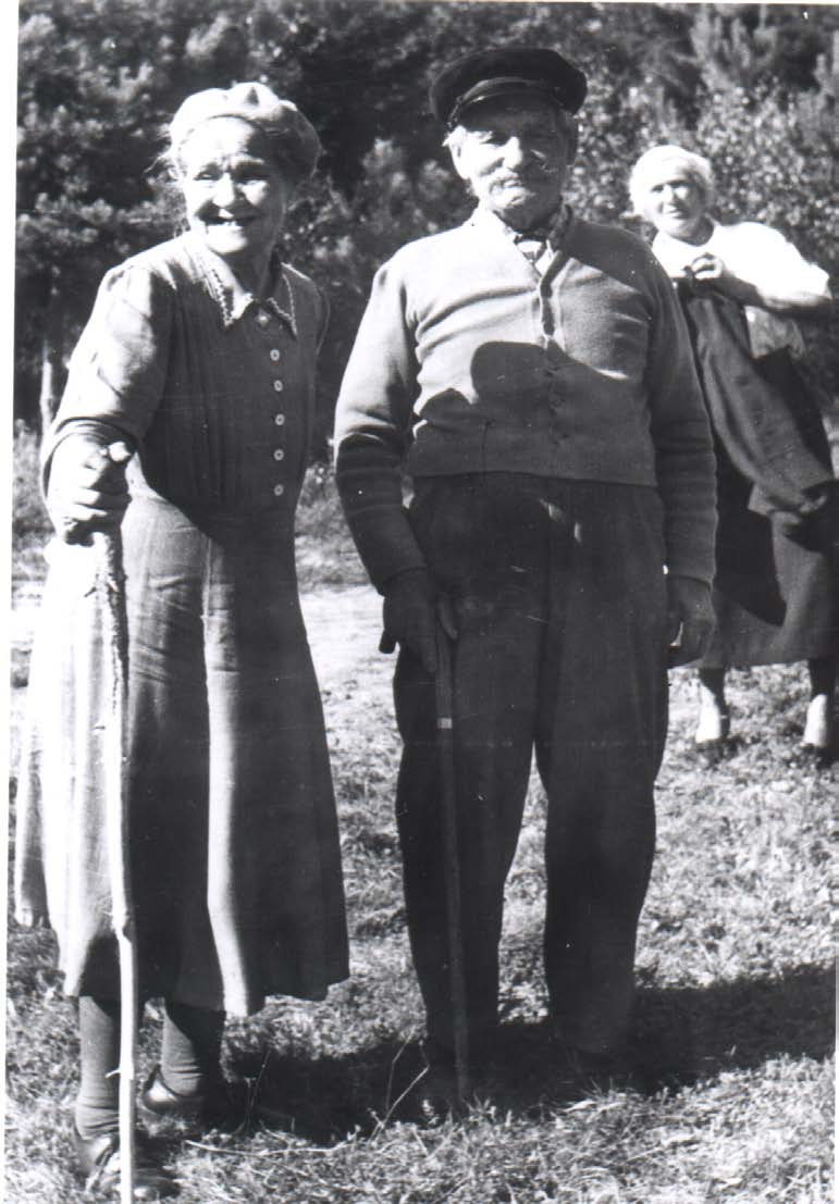 Torparparet Hulda och Edvard Österlund.