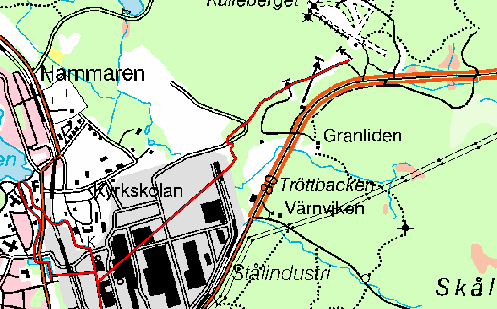 6.9 ARO: Gavleån Värnabäcken 6.9 Värnabäcken Koord: X: 67548 / Y: 5786 Sammanfattning Värnabäcken rinner upp ur ett antal mindre flöden kring Kulleberget nordost om Hofors.