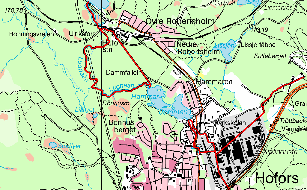 6. ARO: Gavleån Lugneån 6. Lugneån Koord: X: 6793 / Y: 55 Trätub Värnabäcken Sammanfattning Lugneån rinner från sjön Tolven via Hammardammen.