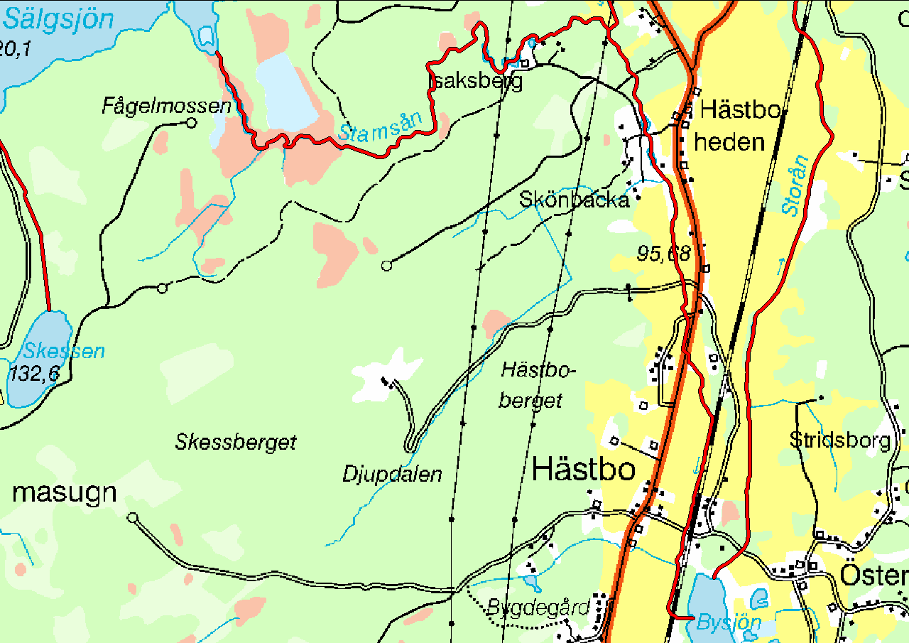 6.9 ARO: Gavleån Stamsån 6.9 Stamsån Koord: X: 67345 / Y: 53585 Sammanfattning Stamsån rinner från Sälgsjön vid Kalvsnäs till Bysjön.