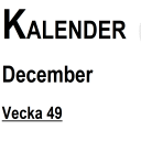 Januari Vecka 1 Torsdag 1