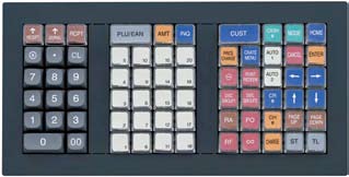 Sharp UP800-serien är dessutom ett av få kassasystem på marknaden som kombinerar pekskärm och tangentbord. Den användarvänliga pekskärmen i färg har plats för 15 programmerbara knappar.