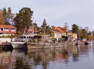 Under tisdagen genomfördes en större övning där marinen skulle bevaka svenskt territorialhav och där de tre Sjövärnskårsenheterna agerade främmande statsfartyg som önskade oskadlig genomfart.