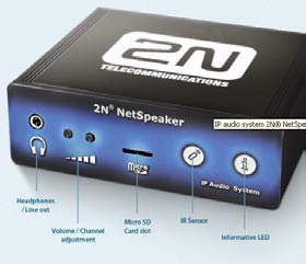Varje NetSpeaker eller NetSpeaker Lite utgör en unik zon NetSpeaker - 12V input eller POE (Power Over Ethernet) - 2 x 10W inbyggda förstärkare - Stereo ut via phoenixkontakter - MICRO