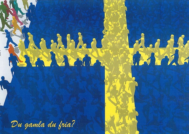 Du gamla, du fria - nationen och dess symboler i förändring. Utställningen Du gamla du fria? framkallade starka känslor och debatt i pressen när den hade premiär på Eskilstuna stadsmuseum 2010.