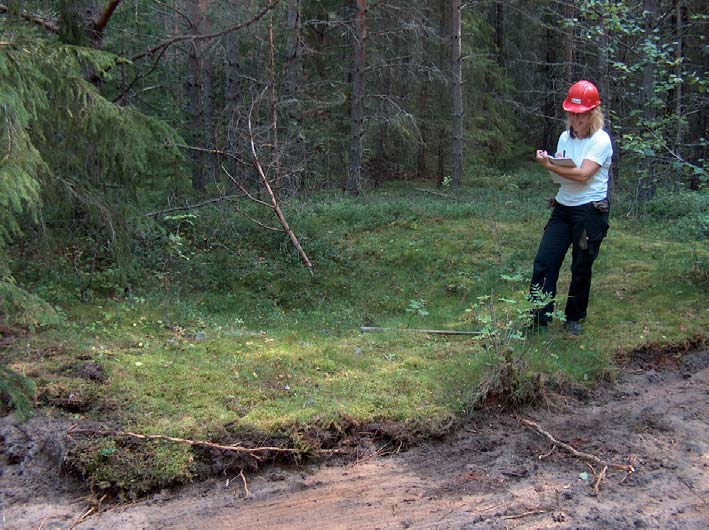 Kolningsgrop i Änga, Enånger vid en förundersökning år 2007.