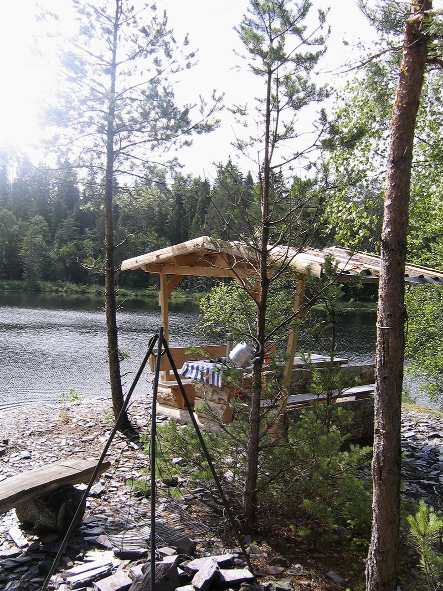 från ett fältarbete under en sommar för några år sedan då jag tog mig för att intervjua några av våra närmaste grannar där vi bor i Småland om hur det kom sig att dessa personer hade flyttat till