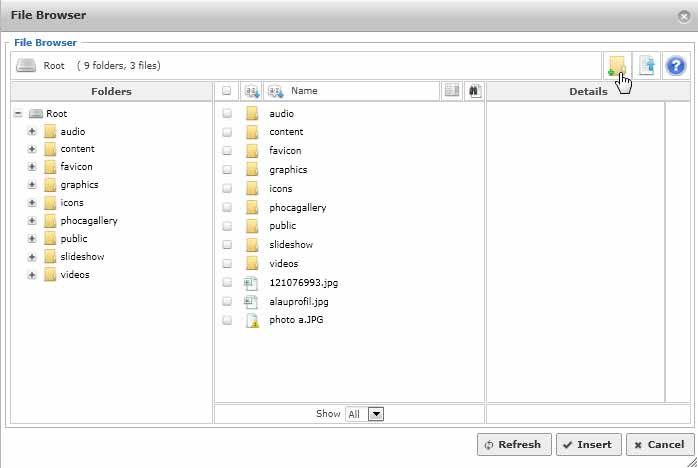 Joomla Guide 2.5.11 LÄNKAR LADDA UPP EN PDF & LÄNKA TILL I ARTIKEL Sida 5 av 11 7.