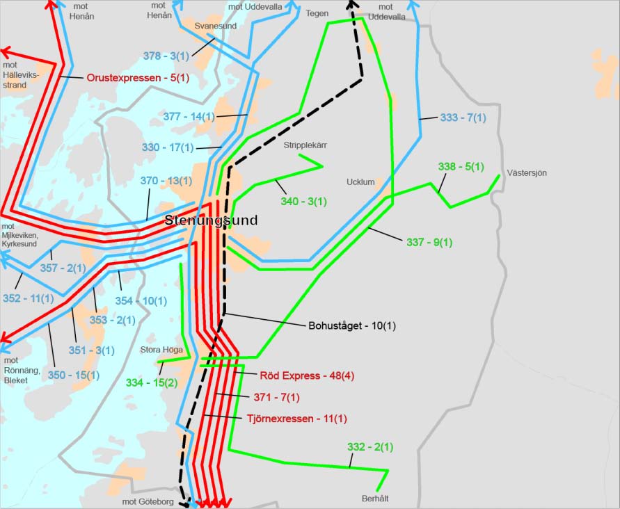 DAGENS TRAFIK I STENUNGSUNDS KOMMUN 2008 STENUNGSUND 00 00 (0)