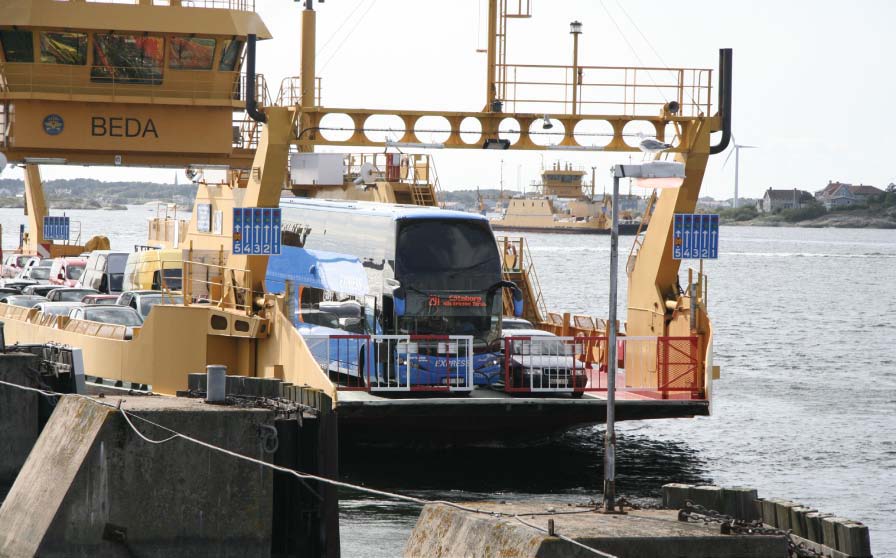 Trafikverkets färja Färja Dubbelturer i maxtimmen Dubbelturer/var