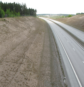 Att ta tillvara sand och andra guldkorn En gyllene regel i många naturvårdssammanhang är: gör inte likadant överallt. I fallet nyanlagda vägar betyder det: lyssna på den natur som vägen dras genom.