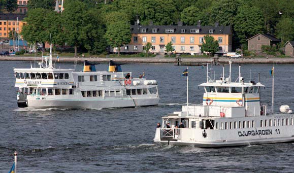 Biltra ken har minskat vid Slussen under de senaste årtiondena och nya Slussen byggs för att rymma dagens tra k öden.