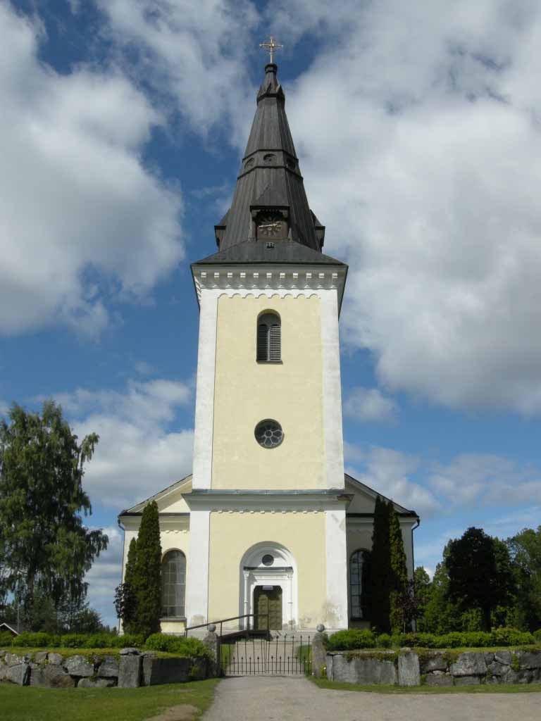 trappa och uppförande av ny ramp Enångers nya kyrka