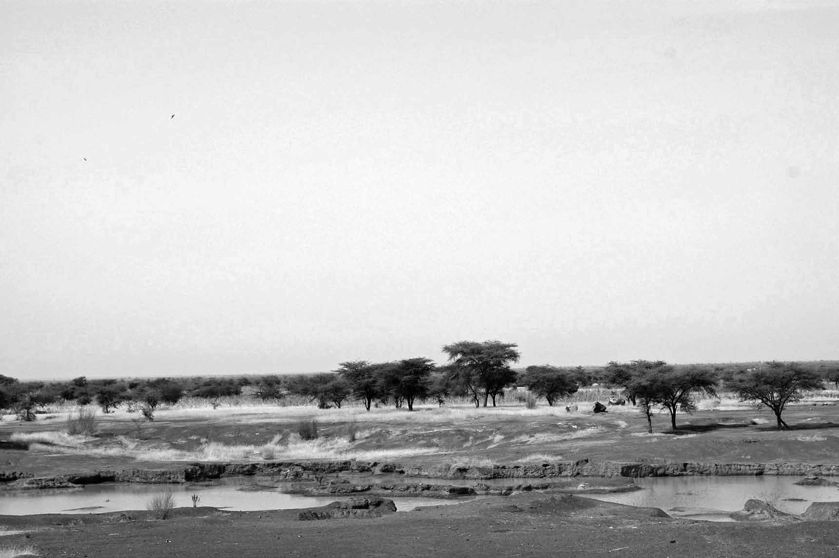 Figur 4. En styckvis linjär basfunktion som används i SPDE-metoden. På vägen till Timbuktu i Sahel.