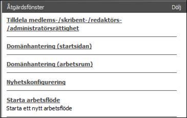 Till höger öppnas nu åtgärdsfönster upp.