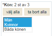 6 7. Välj alla åldersgrupper genom att klicka på knappen välj alla. 7 8.