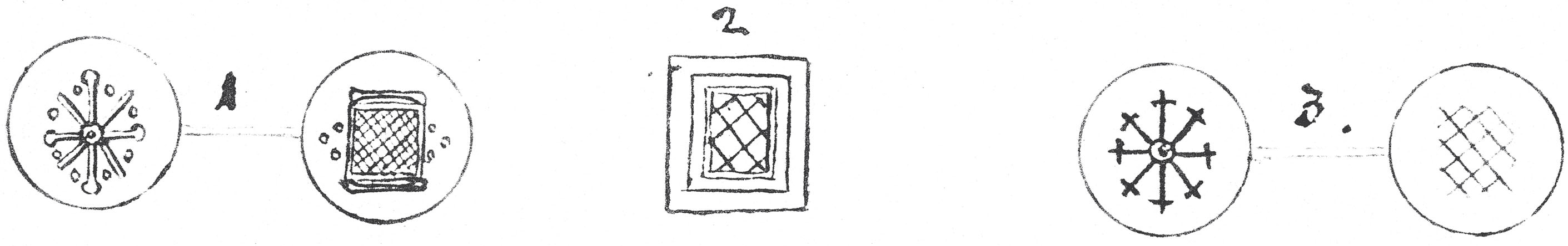 Fig. 2. Mynt ur grupp LL XXII. KMK systematiska samlingen. Thet är En Skatt af Swenskt Mynt De tidigaste gotländska myntgrupperna, LL XX (fig. 1) och XXII (fig.