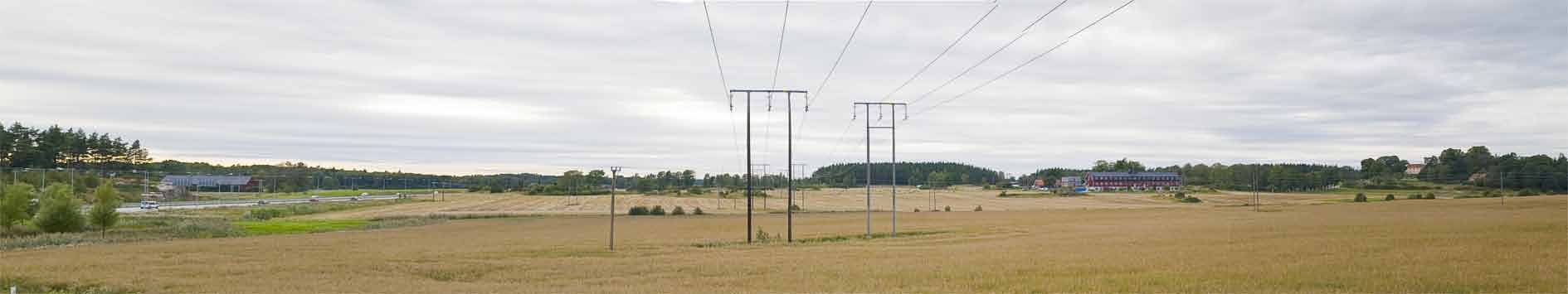 Såsta Broby och Valla. Här har man bott och brukat jorden i årtusenden.