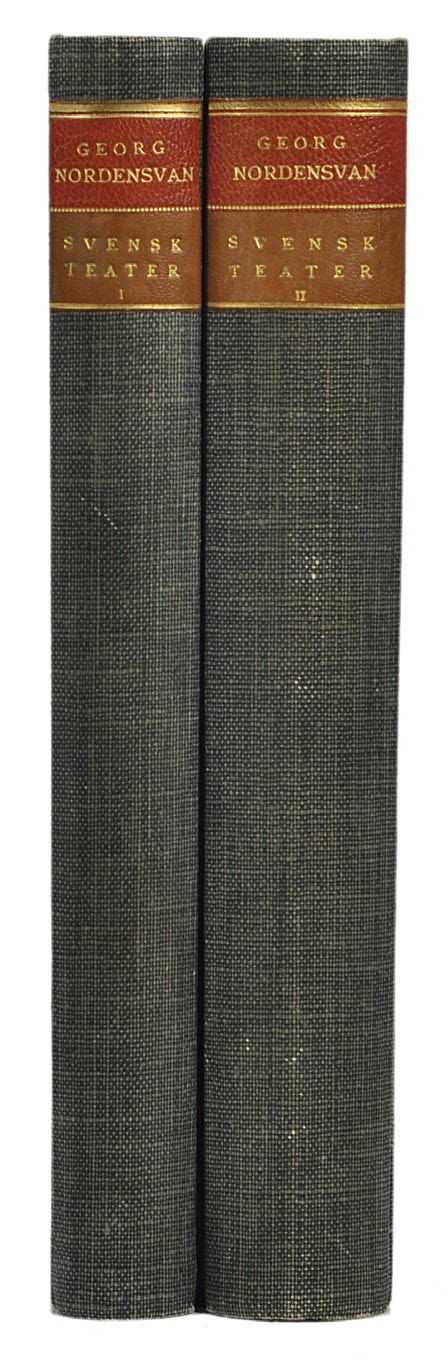 127. LOOSTRÖM, C. L. Literaturhistoriska studier rörande det gustavianska tidehvarfvets dramatik till år 1800. A.a. Sthlm, 1875. (2),55 s. Häftad.