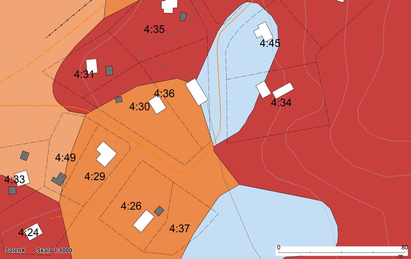 4.7 Kavlanda 4:34 4:36 4:34 Avlopp Boende: WC/endast BDT: Anläggningstyp: Fritid. Till och från. Ofta ett par dagar per vecka. BDT Infiltrationsanläggning i sandig morän. Nyrenoverad 2012-13.