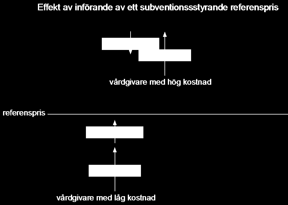 tandvårdsmarknaden ökade med cirka 3 miljarder kronor och referenspriser infördes. Vid införandet av stödet fanns det vårdgivare med både högre och lägre produktionskostnader än referenspriset.