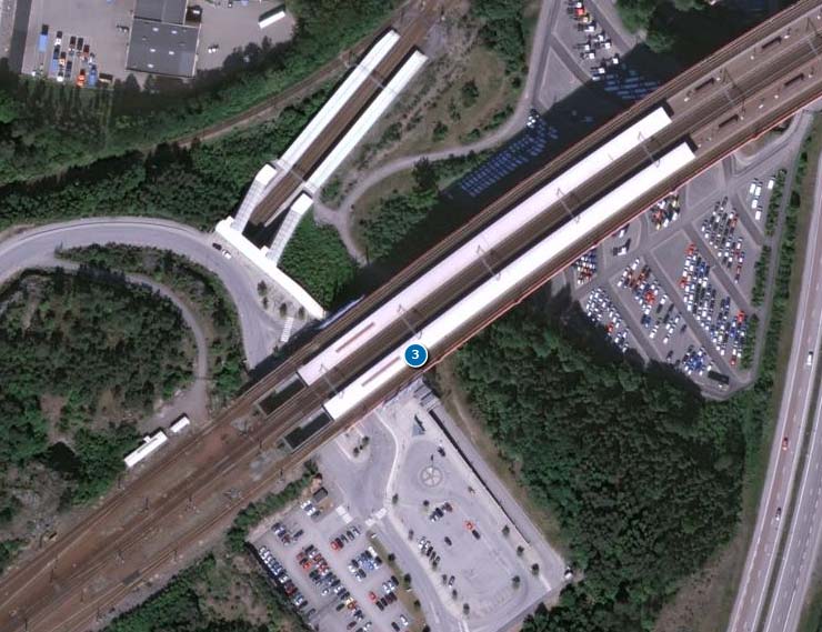 111(114) 3.2.44 Södertälje syd parkeringsplatser A. Vid huvudingång till pendel och fjärrtåg: 60 B.
