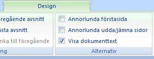 Det som händer nu är att dina rubriker numreras automatiskt. Vill du tex ha 1.1 klickar du bara på tab-knappen. 2. I steg två klickar du på Sidlayout och sedan på brytningar.