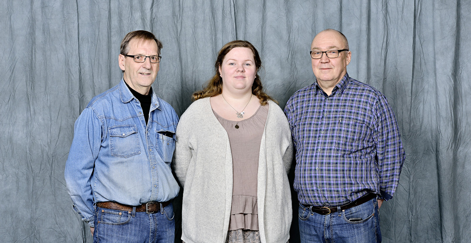 Överförmyndarnämnden från vänster: Jan-Erik Apelqvist, Isabelle Öderyd, Kjell-Åke Andersson.