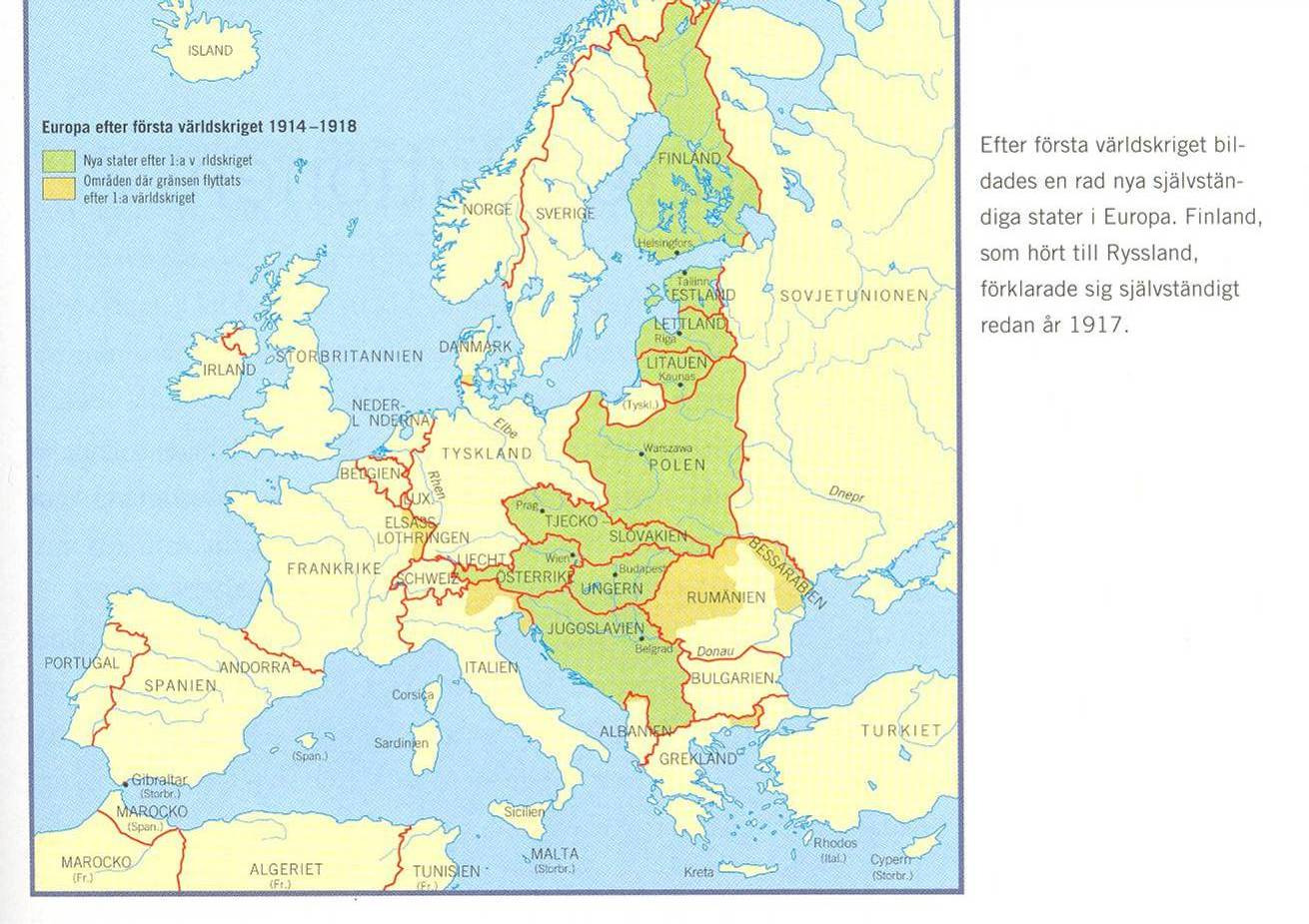 Därför skapades en organisation som skulle ha till uppgift att bevara freden i världen Nationernas Förbund (NF). Alla världens länder skulle vara medlemmar där. 1928 var 55 stater medlemmar.